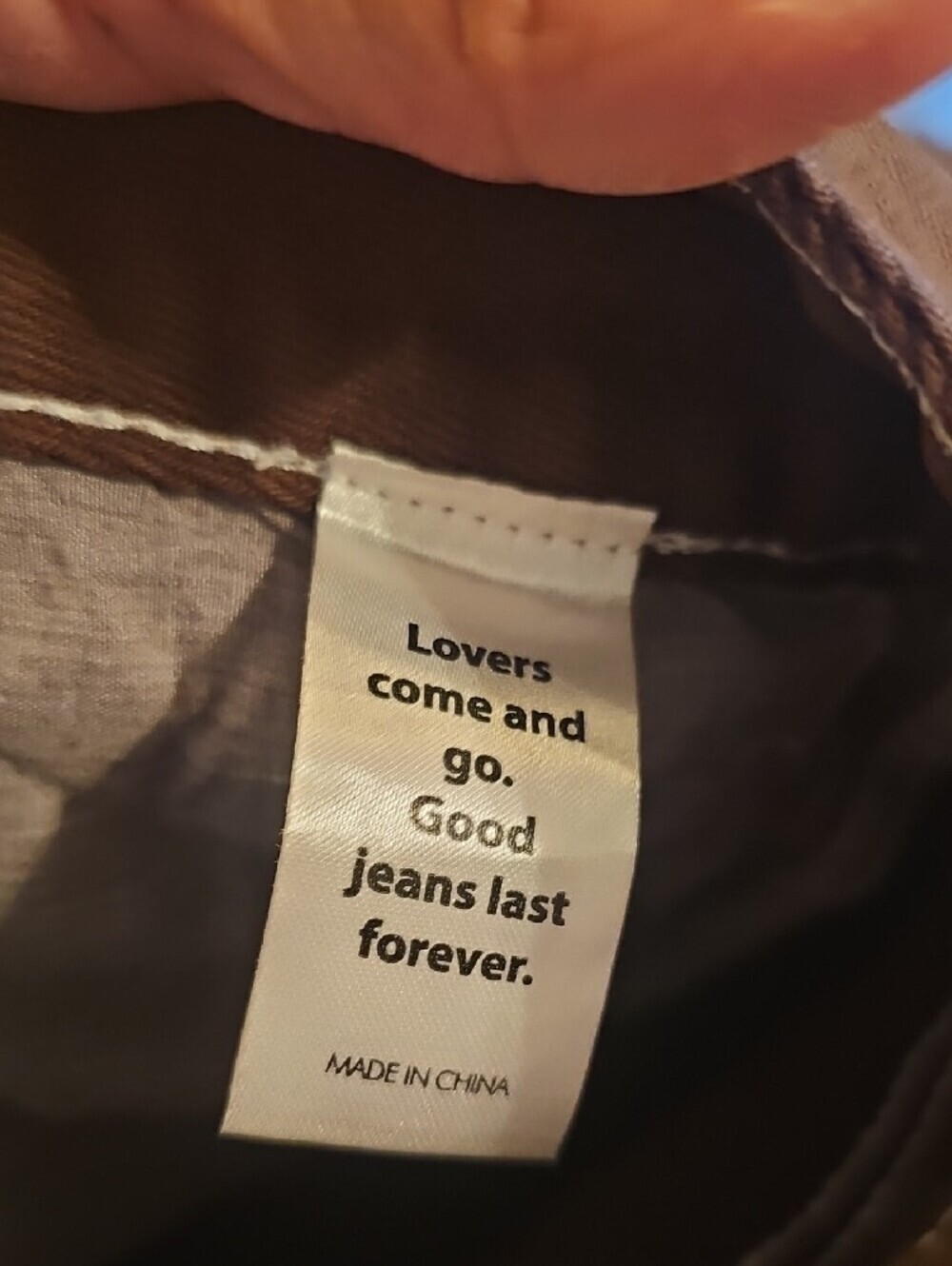 Women’s Brown Low-Rise Flare Jeans - Classic Style - Picture 4 of 11